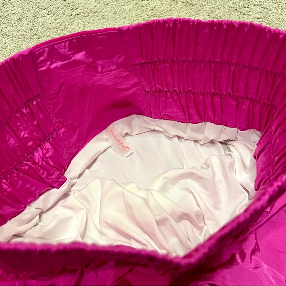 NWT Free People Hot Pink Fuchsia Athletic Shorts Built-in Panty Size S - Picture 7 of 11